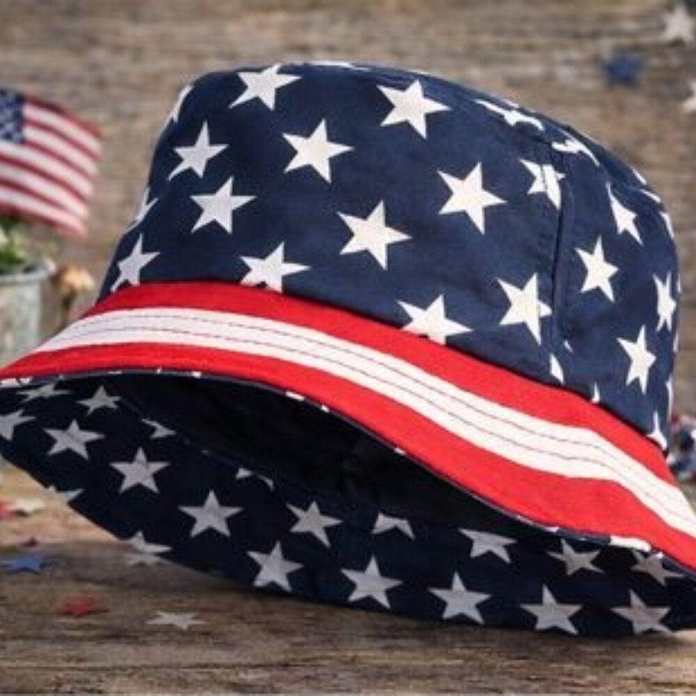 American Flag Bucket Hat